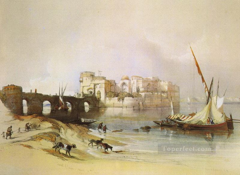 Vista de Sidón David Roberts Pintura al óleo